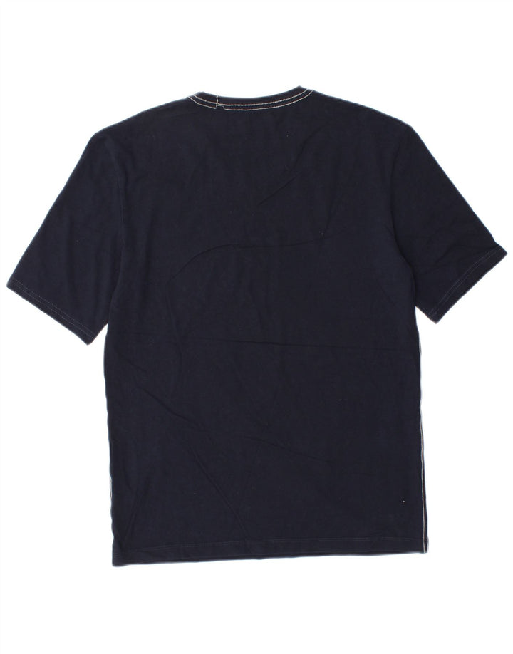 Guess Grafisk T-shirt til mænd, medium marineblå bomuld