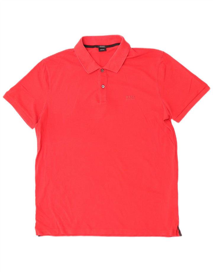 Hugo Boss Herre Regular Fit Polo Shirt 2XL Rød Bomuld
