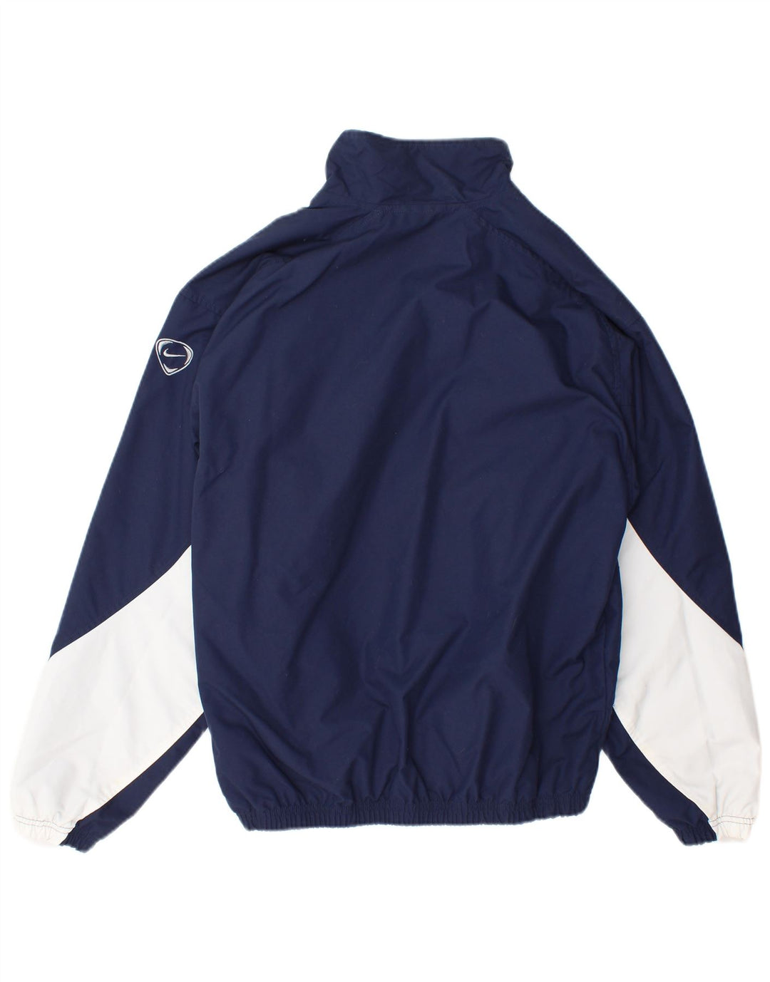 Nike Bomberjakke til mænd UK 35/37 Small Navy Blue Colourblock Nylon