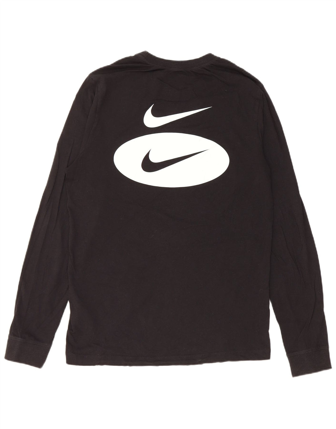 Nike Herre grafisk top Langærmet lille sort bomuld