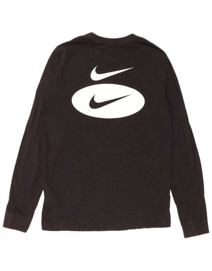 Nike Herre grafisk top Langærmet lille sort bomuld