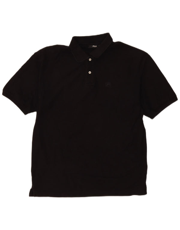Fila Herre poloshirt XL Sort bomuld