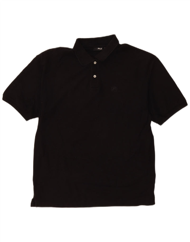 Fila Herre poloshirt XL Sort bomuld