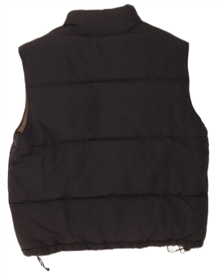 Kenvelo Herre Polstret Gilet UK 38 Medium Sort Nylon