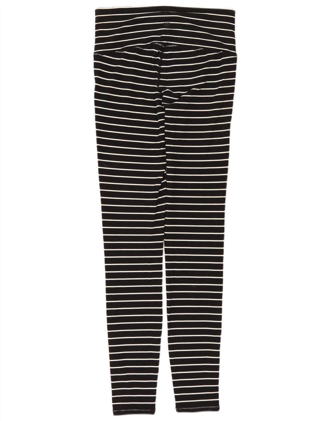 ATHLETA Womens Leggings UK 6 XS sortstribet nylon