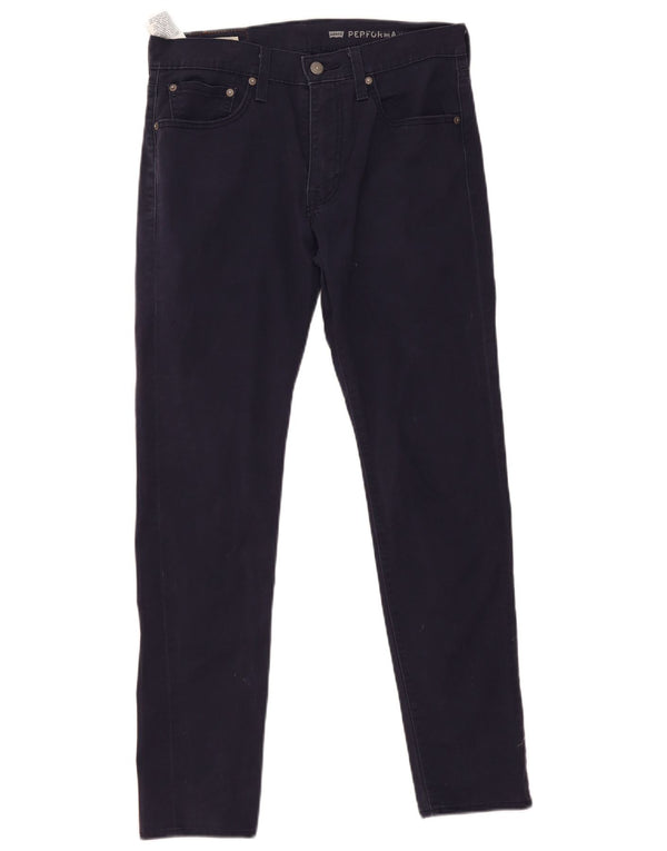 Levi's Herre 512 Slim Tapered Jeans W31 L32 Marineblå Bomuld