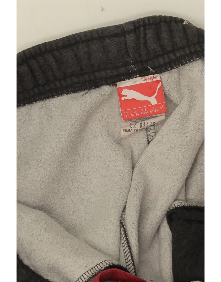 PUMA Grafisk træningsdragt bukser til mænd Joggers store grå bomuld