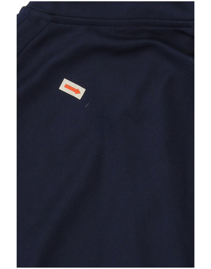 Adidas Herre Climalite Pullover Træningsdragt med lynlås-hals, lille marineblå