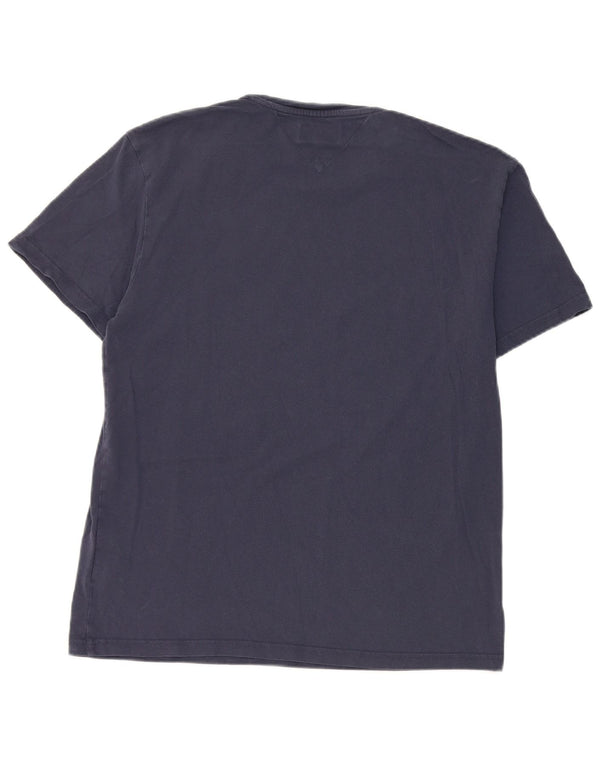 Tommy Hilfiger Mens Graphic T-Shirt Top Medium Navy Blue
