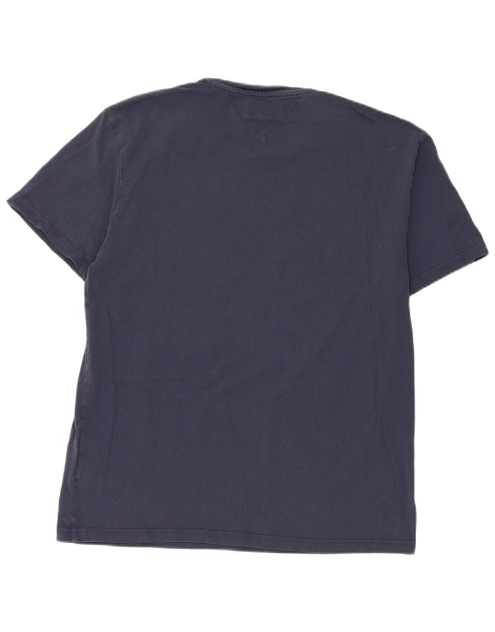 Tommy Hilfiger Herre grafisk T-shirt Top Medium Navy Blue