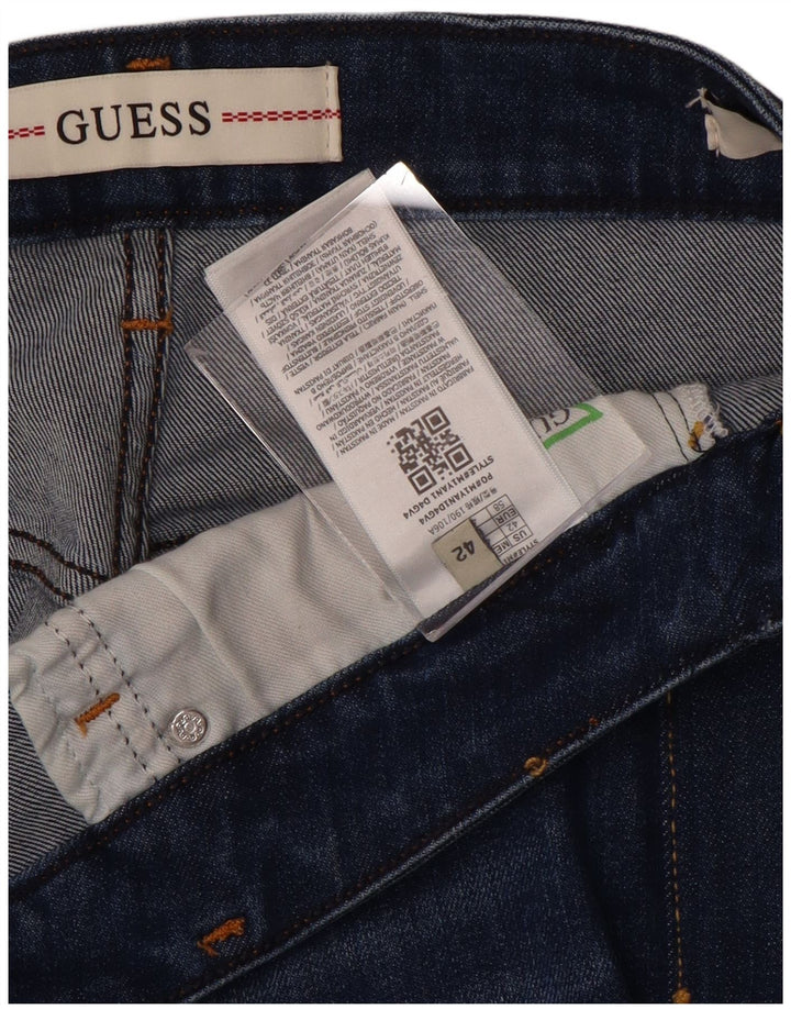GUESS Skinny Jeans til mænd W42 L28 Blå polyester
