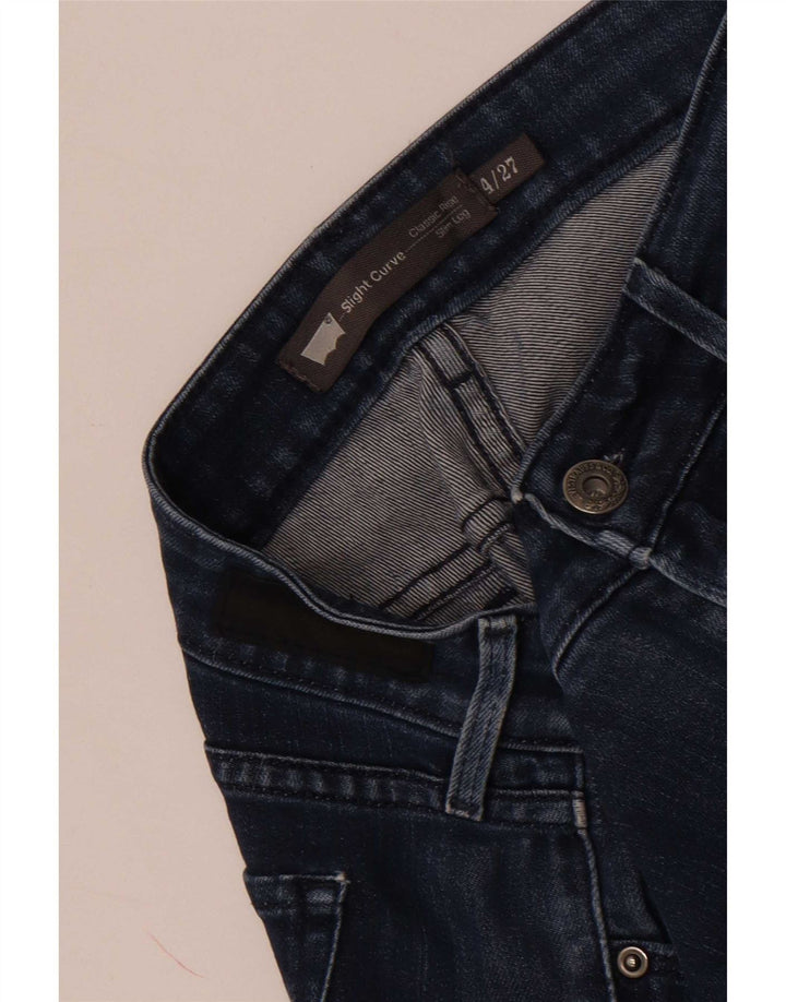 Levi's Womens Slight Curve Classic Rise Slim Jeans US 4 Small W27 L27 Blue