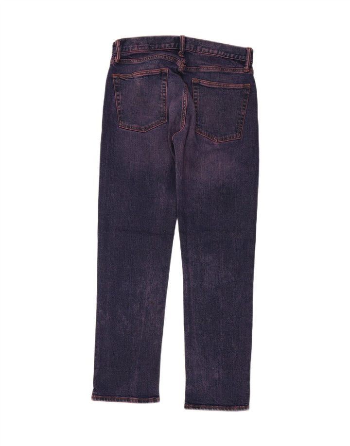 GAP Mens Straight Jeans W29 L30 Purple Cotton