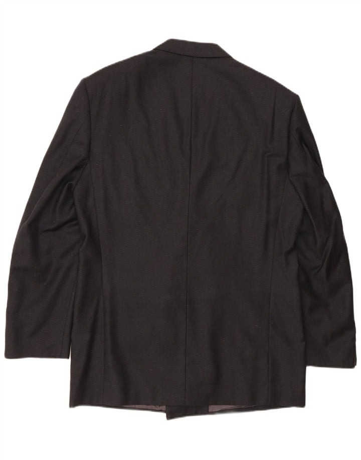 Ermenegildo Zegna Herre Double Breasted Blazer Jacket IT 48 Medium Sort