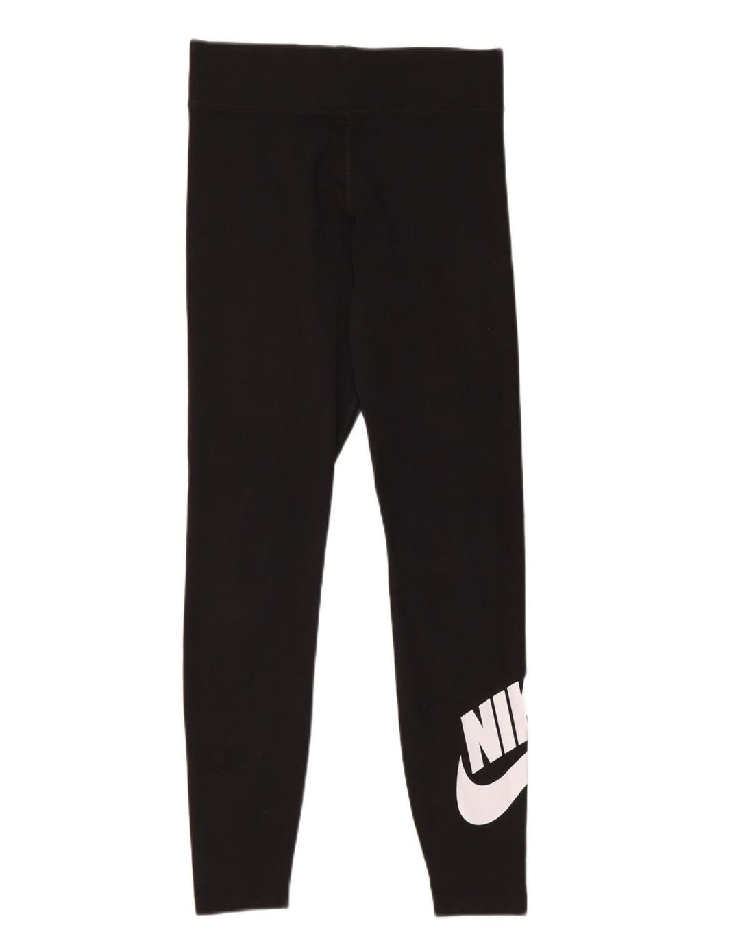 NIKE Grafiske Leggings til kvinder UK 8 Lille sort bomuld