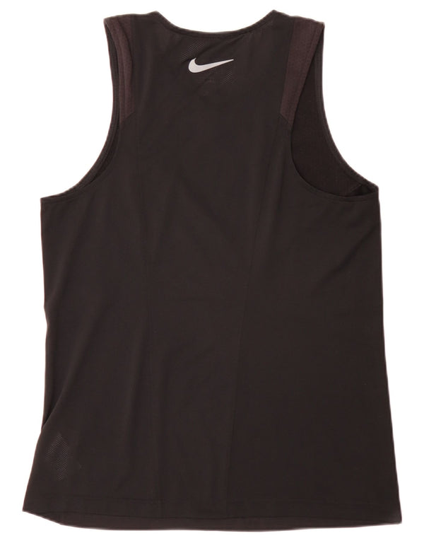 Nike Herre grafisk vest Top Medium Sort Polyester Sports