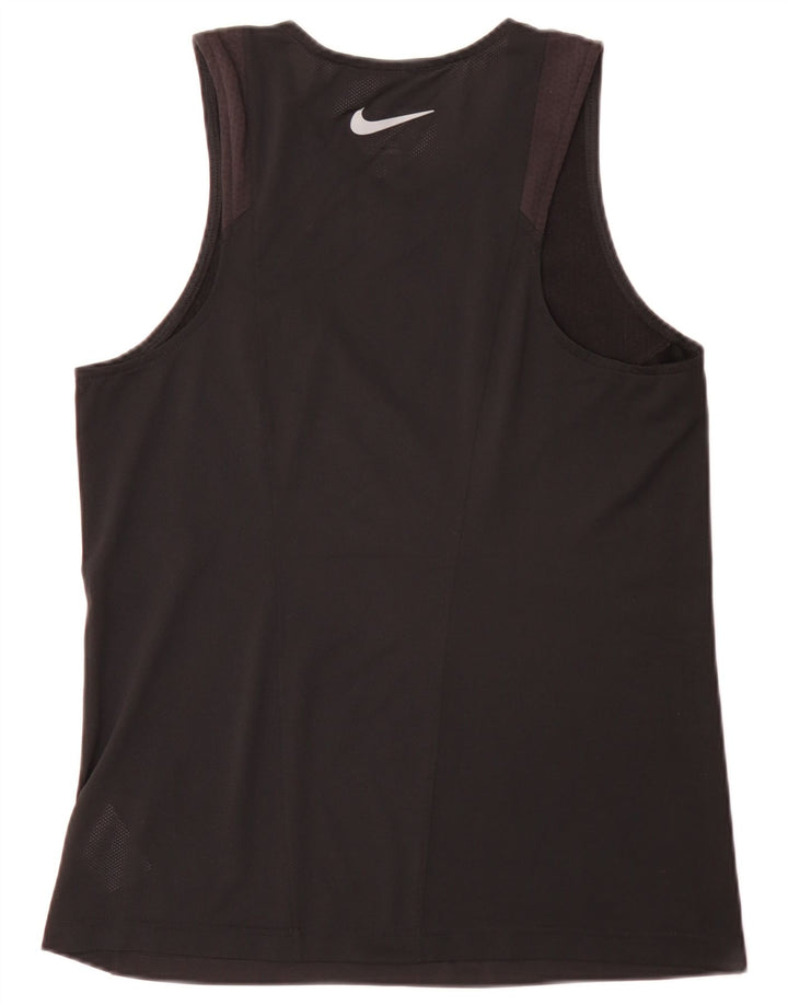 Nike Herre grafisk vest Top Medium Sort Polyester Sports