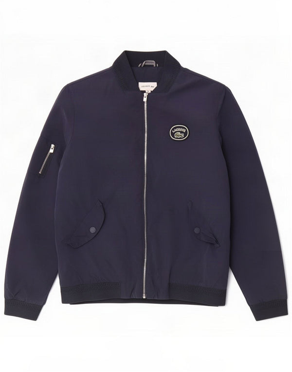 Lacoste Boys Bomber Jacket 11-12 år Navy Blue Polyamid