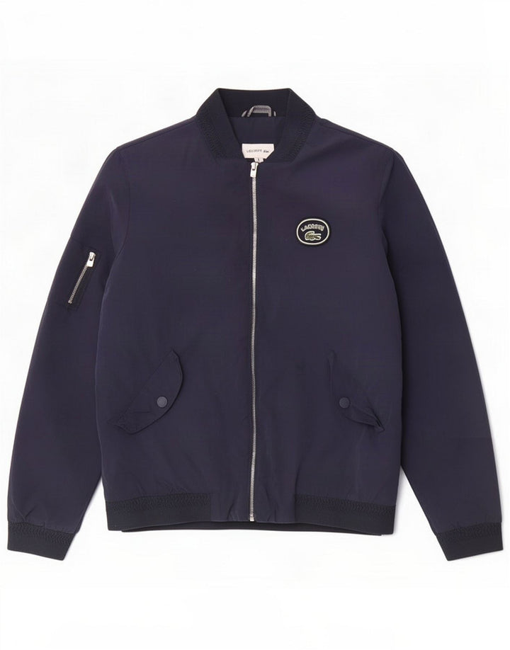 Lacoste Boys Bomber Jacket 11-12 år Navy Blue Polyamid