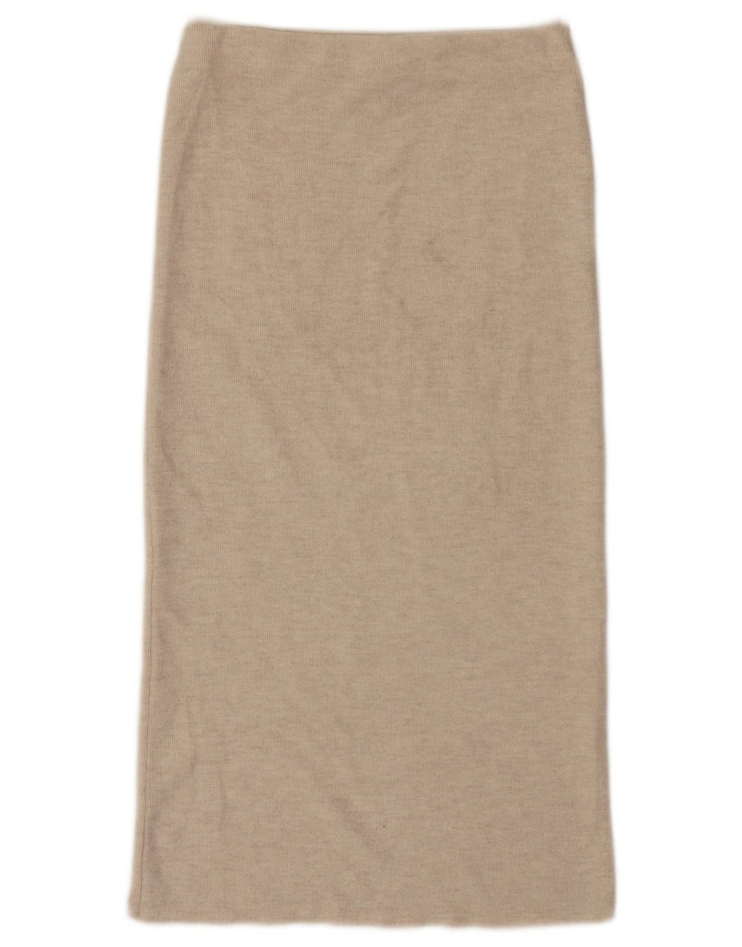 Zara Midi-nederdel med høj talje, lille W26 beige polyester