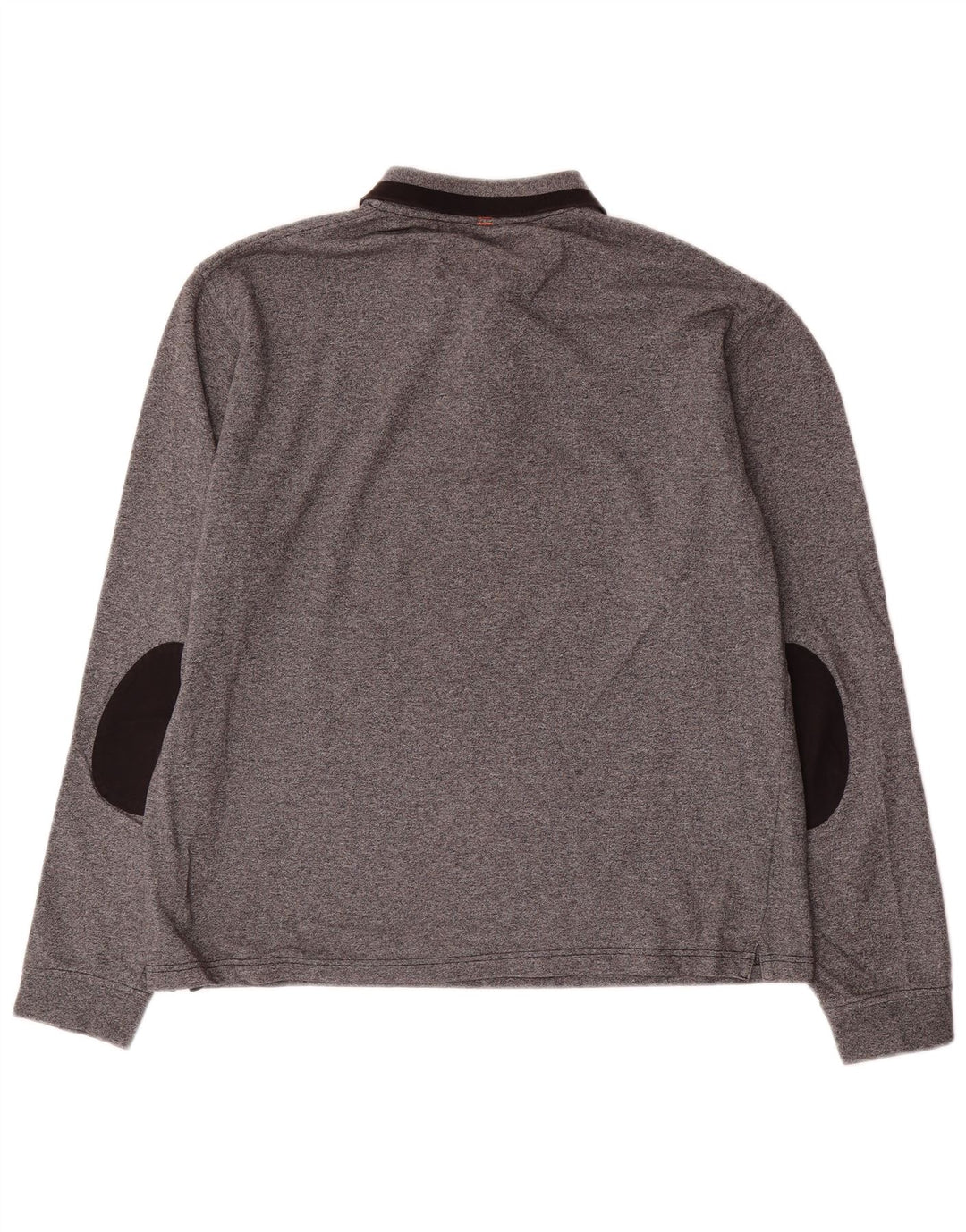 Sun68 Langærmet herre poloshirt XL grå bomuld