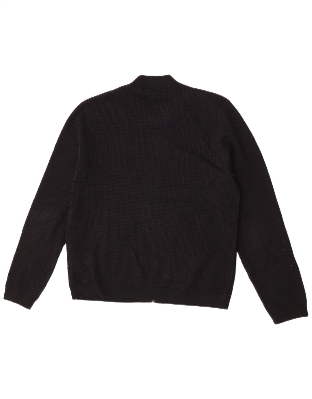 Cos Herre Cardigan Sweater Stor Sort Bomuld