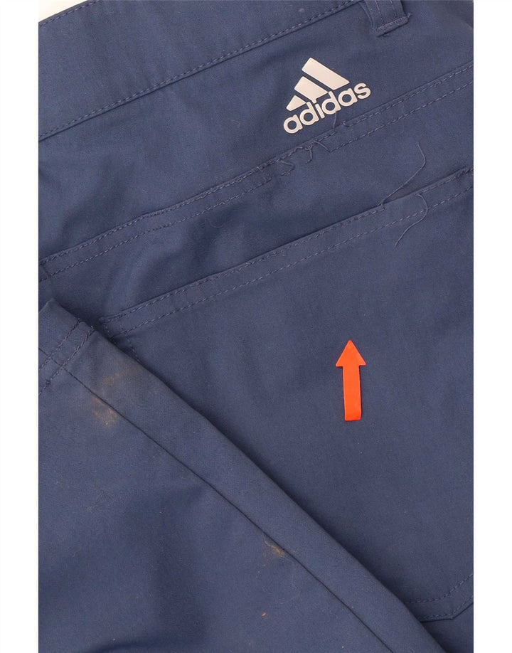 Adidas Slim Casual Bukser til mænd W32 L30 Blå polyamid