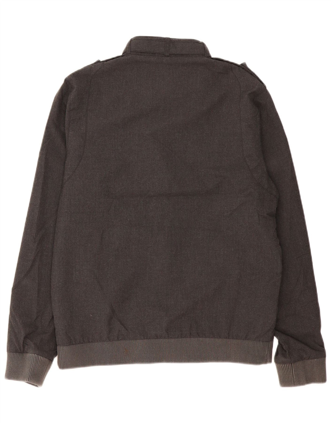 QUIKSILVER Herre Military Bomber Jacket UK 36 Small Grey Polyester