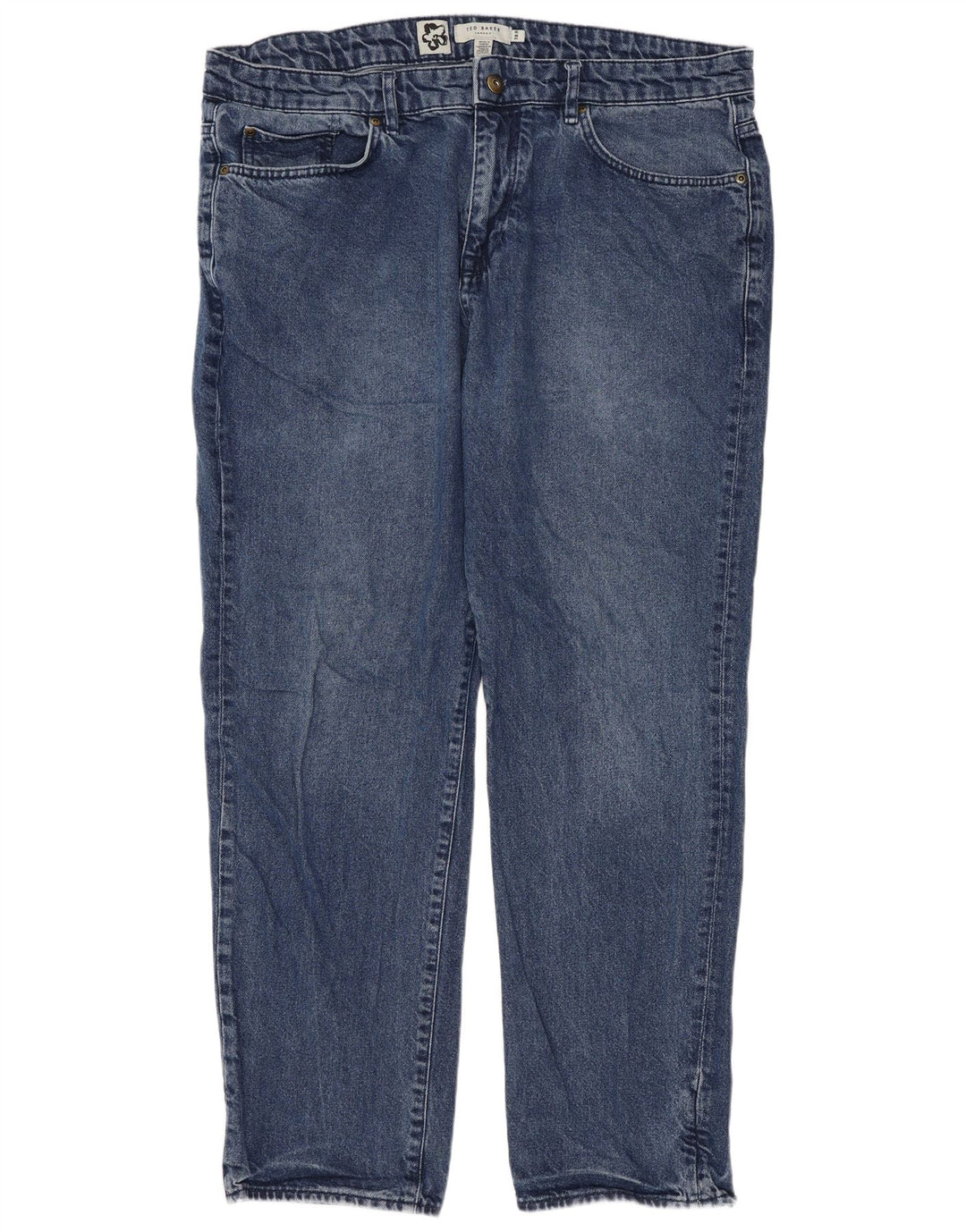 Ted Baker Straight Jeans til mænd W38 L29 Blå
