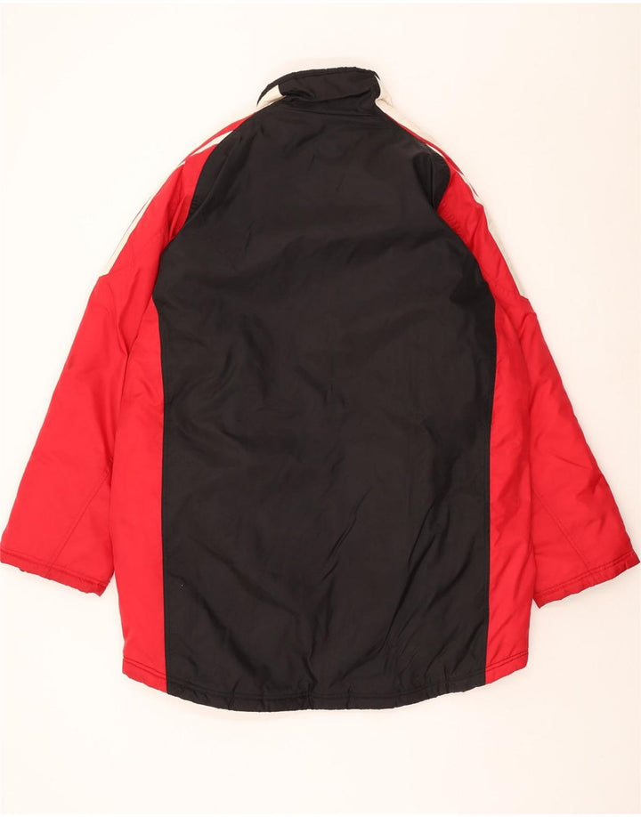 ADIDAS Windbreaker Coat til mænd UK 46/48 XL Sort Colourblock Polyamid