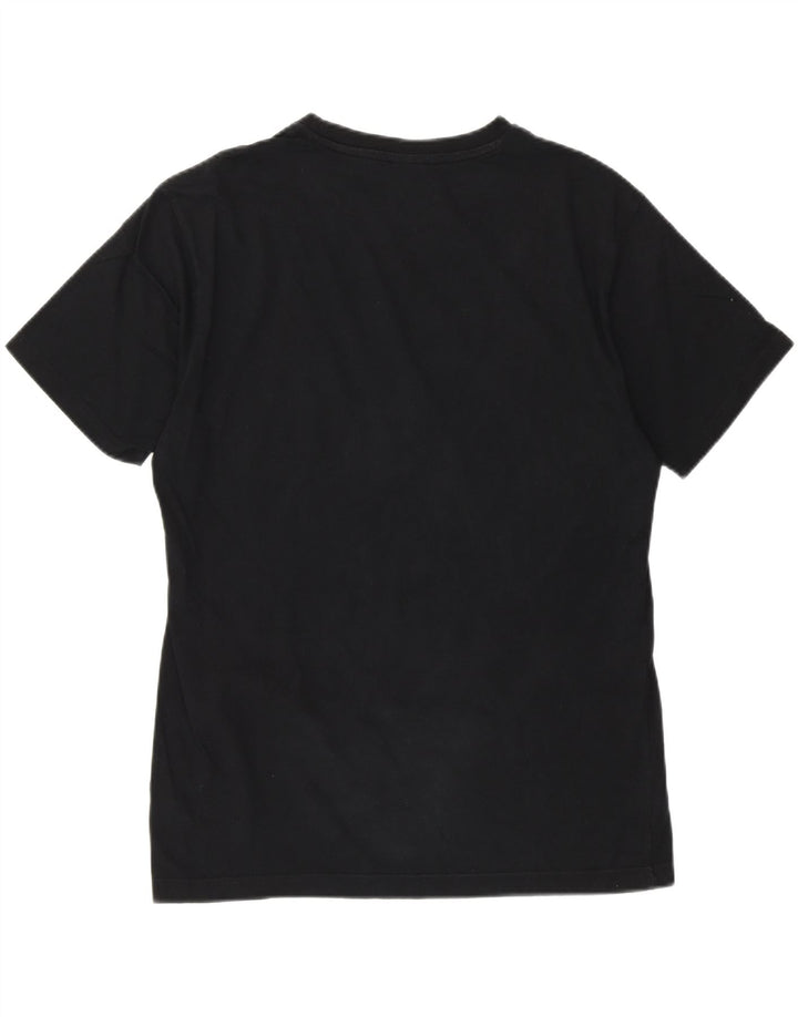 NEW BALANCE Mens Graphic T-Shirt Top Medium Black Vintage New Balance and Second-Hand New Balance from Messina Hembry 