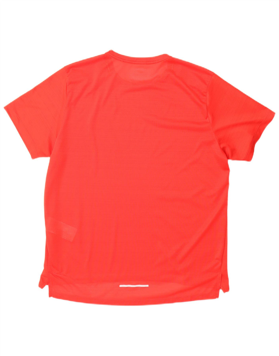 Nike Herre Dri Fit T-Shirt Top Stor Rød Polyester