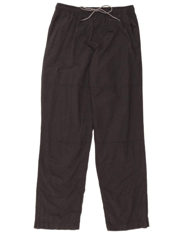MARKS & SPENCER Herre Regular Fit Chinobukser W33 L33 Sort bomuld