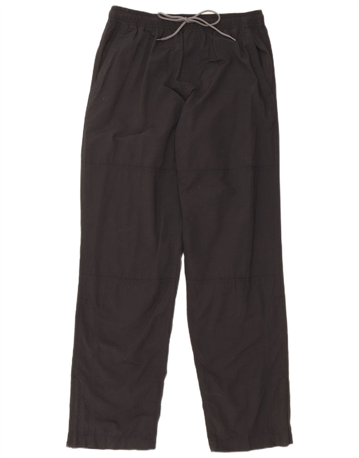 MARKS & SPENCER Herre Regular Fit Chinobukser W33 L33 Sort bomuld
