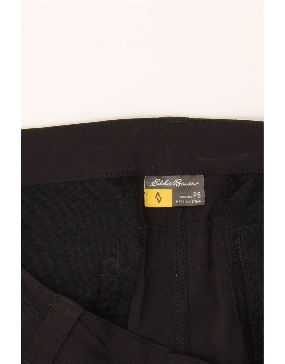 EDDIE BAUER Womens Casual Shorts US 8 Medium W30  Black Nylon Vintage Eddie Bauer and Second-Hand Eddie Bauer from Messina Hembry 