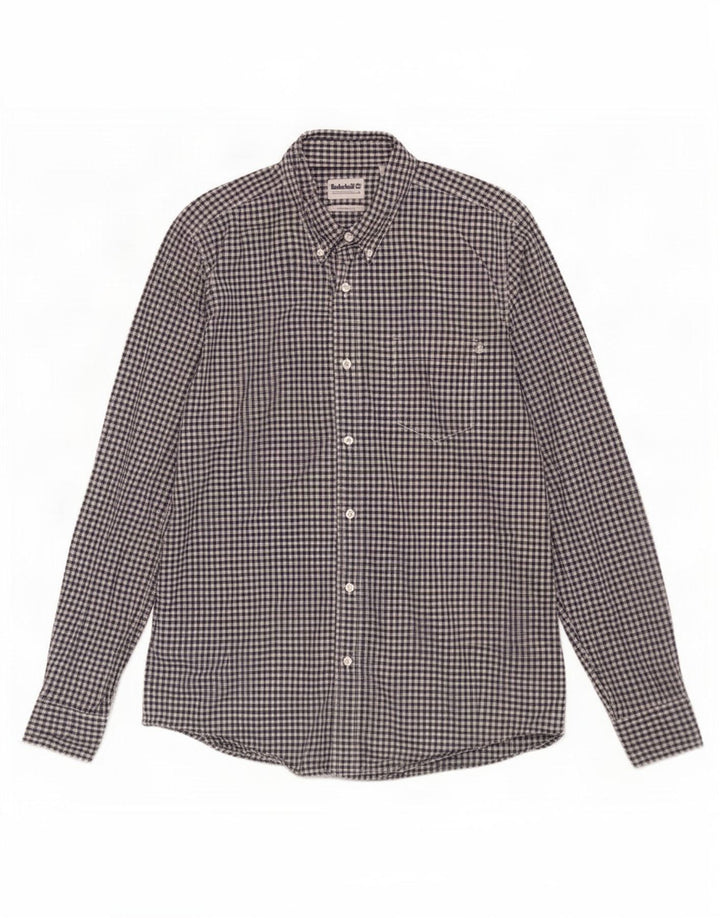 Timberland Herre Regular Fit skjorte Medium Sort Gingham Bomuld