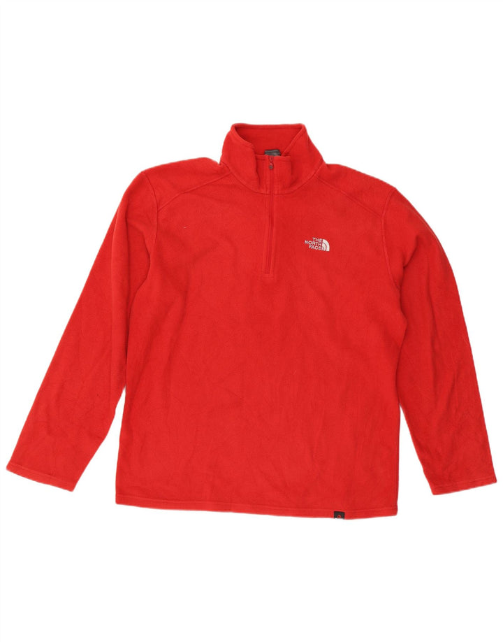 The North Face Herre lynlåshals Fleece Jumper Medium Rød Polyester