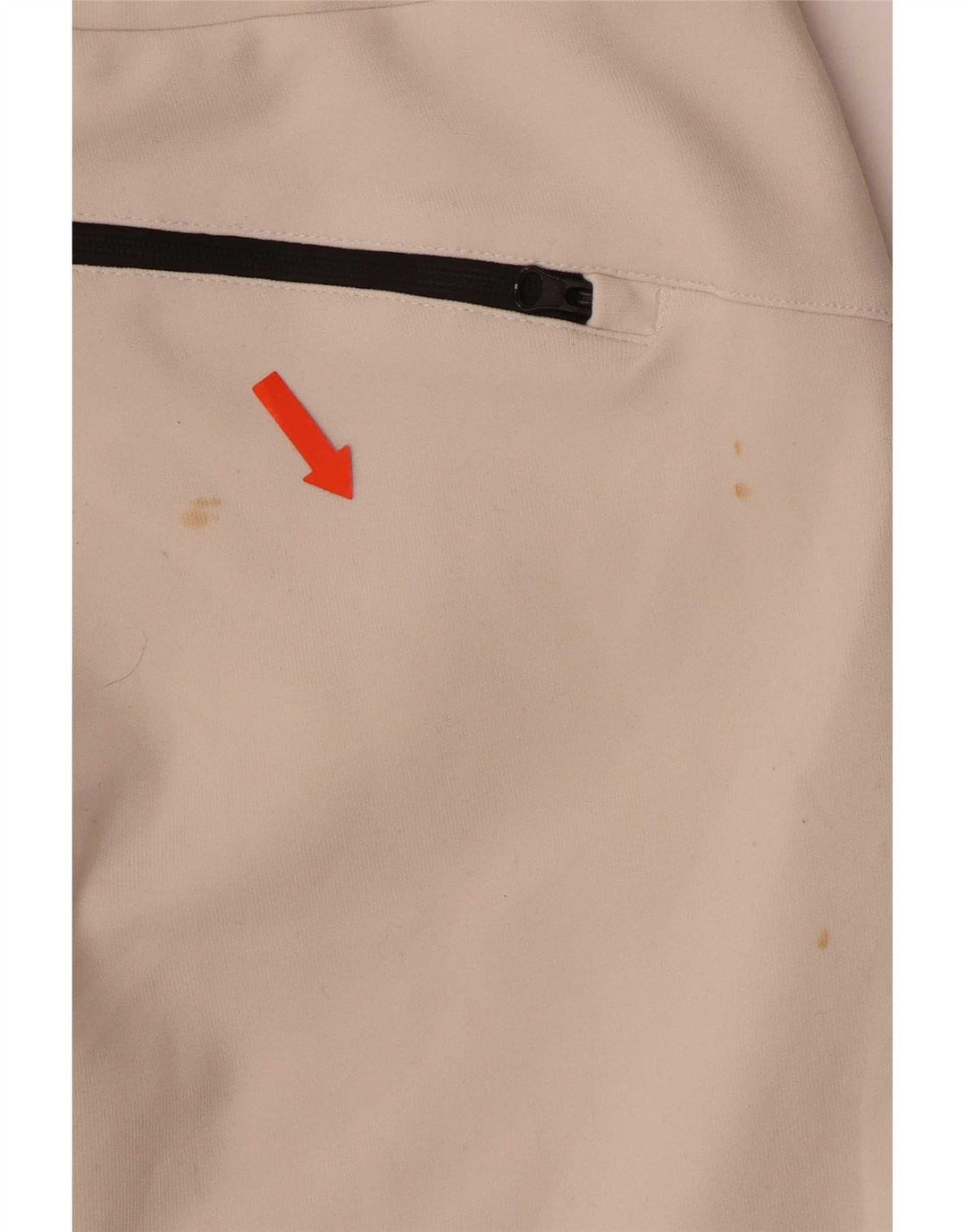 Zara Herre træningsdragt Bukser Medium White Polyester