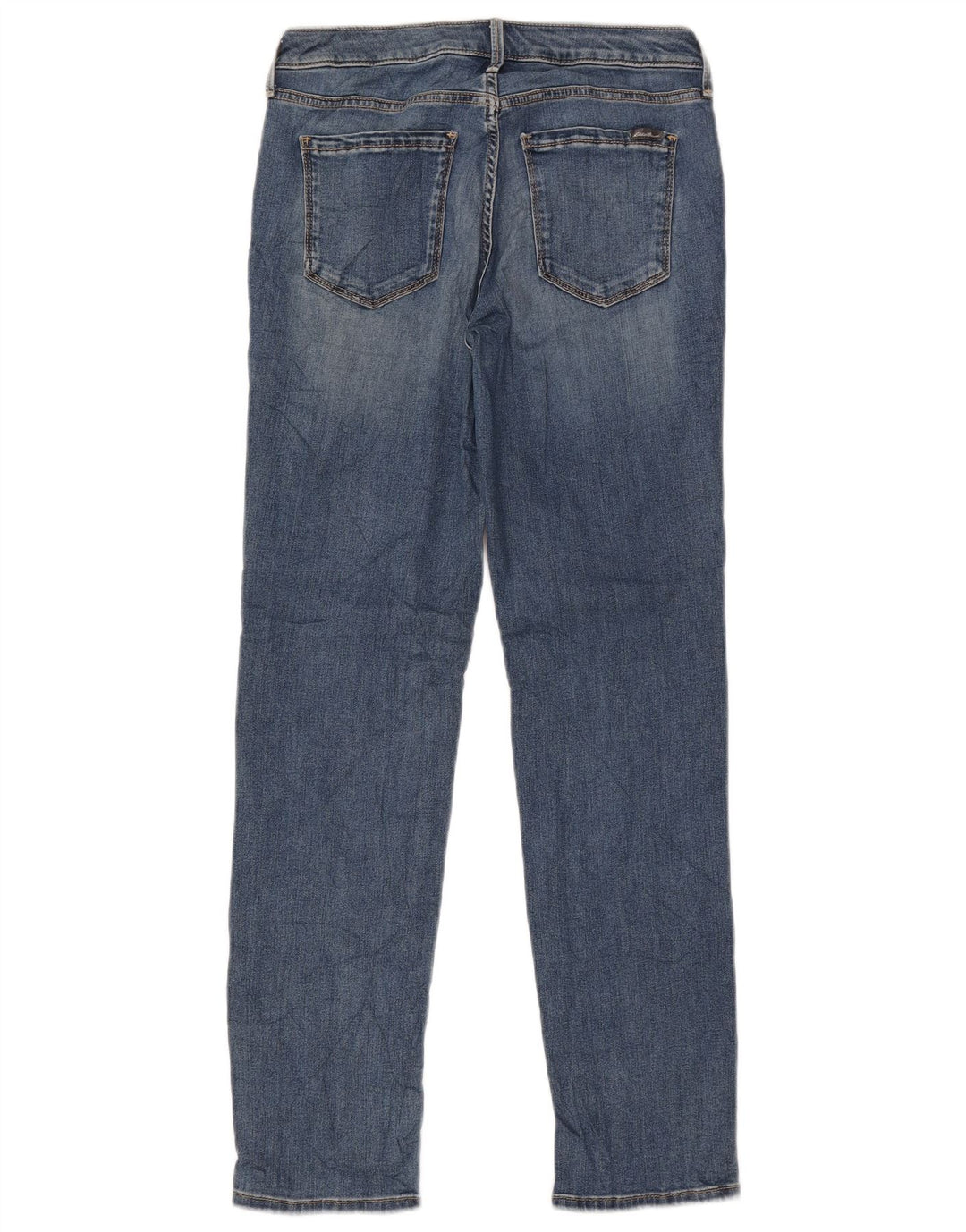 EDDIE BAUER Dame let kurvede lige jeans US 6 Medium W27 L30 Blå