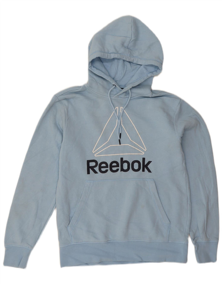 Reebok Grafisk hættetrøje til mænd, lille blå bomuld