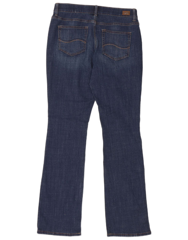 Lee Womens Mid Rise Regular Fit Bootcut Jeans US 12 Large W32 L33 Blue