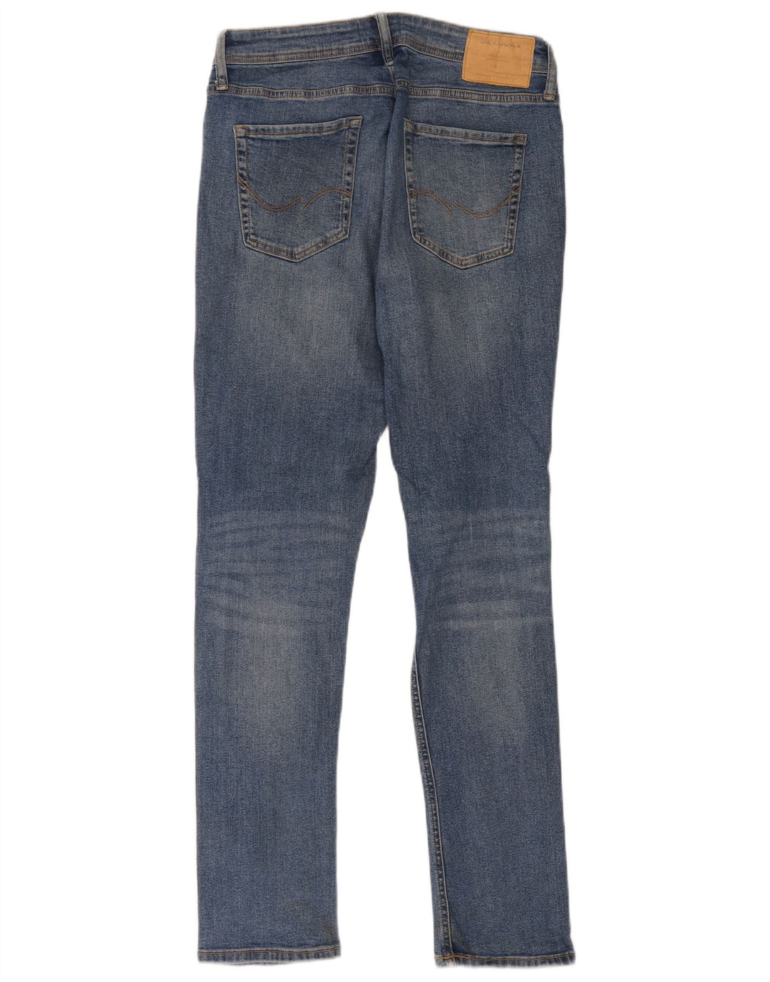 Jack & Jones Herre GLENN Slim Jeans W31 L34 Blå Bomuld
