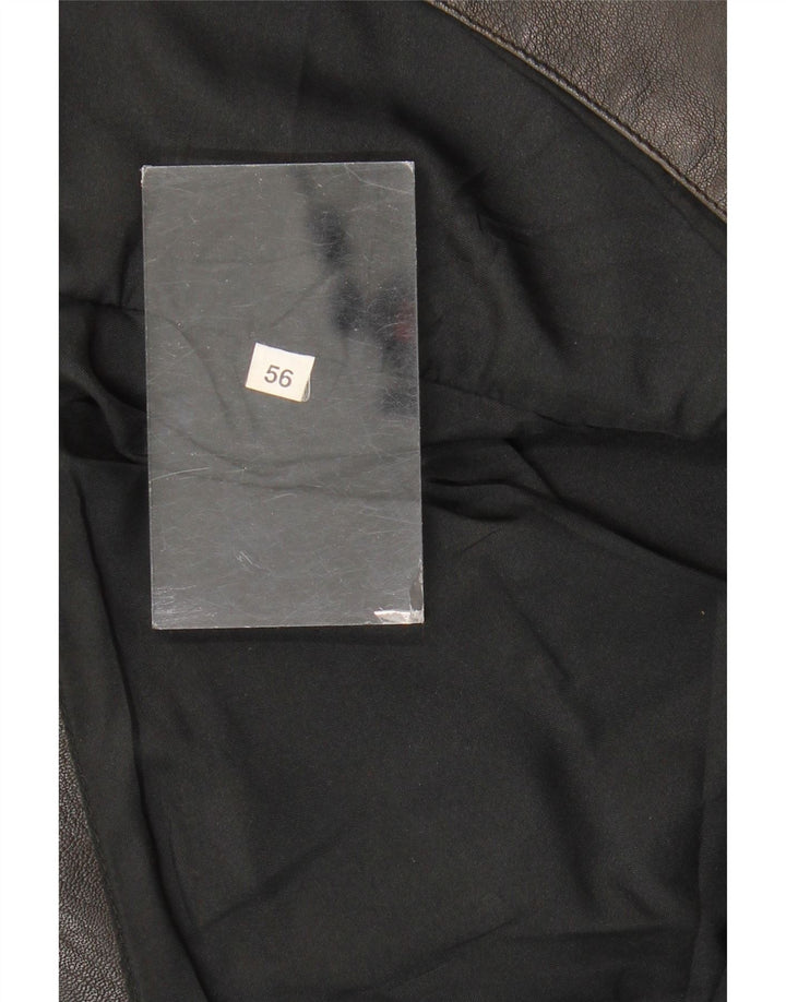 VINTAGE Herre lædervest IT 56 XL Brun