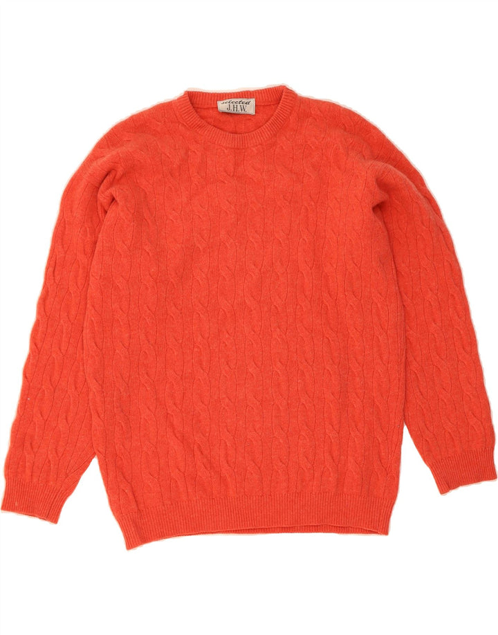 SELECTED Mens Crew Neck Jumper Sweater Large Red Vintage Selected and Second-Hand Selected from Messina Hembry 