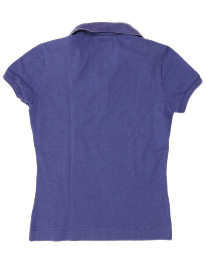 Lacoste Dame Polo Shirt Størrelse 36 Lille Lilla Bomuld