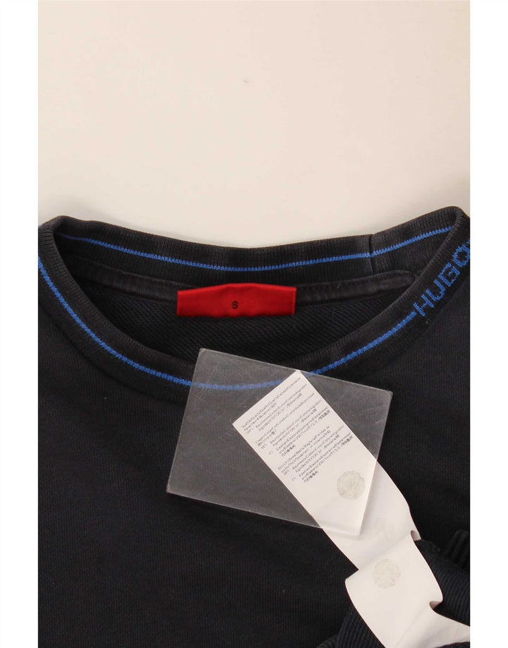 Hugo Boss Sweatshirt til mænd, lille marineblå bomuld