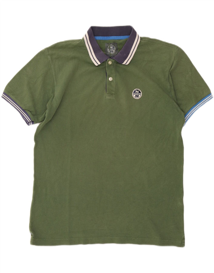 North Sails Herre Polo Shirt XL Grøn Bomuld
