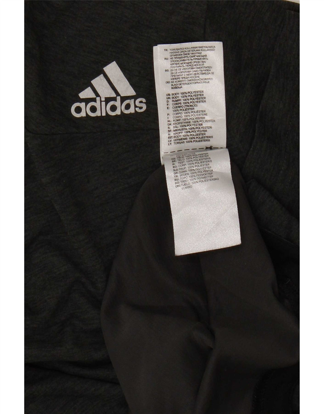 Adidas Herre Climachill T-Shirt Top Medium Grey Polyester