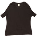 Zara Dame Oversized Tunika Top UK 10 Lille Sort