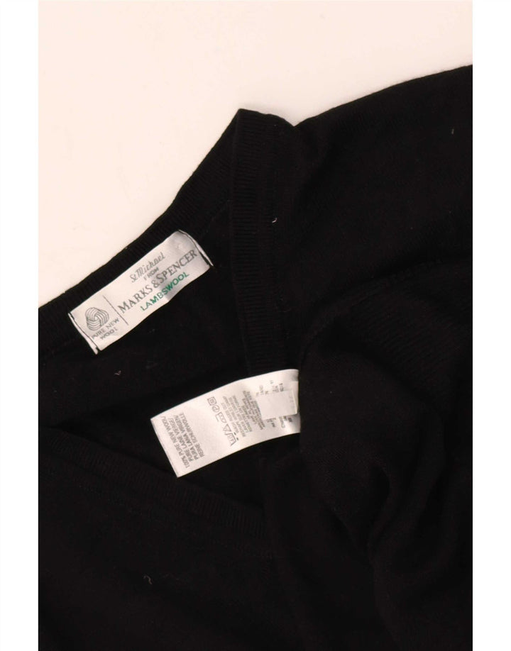 Marks & Spencer Herrevest Tank Top Stor Sort Ny Uld